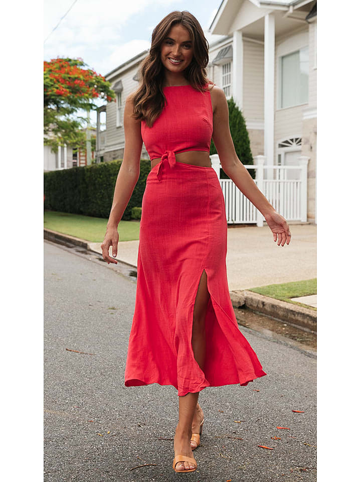 LA Angels Sukienka w kolorze czerwonym rozmiar: M