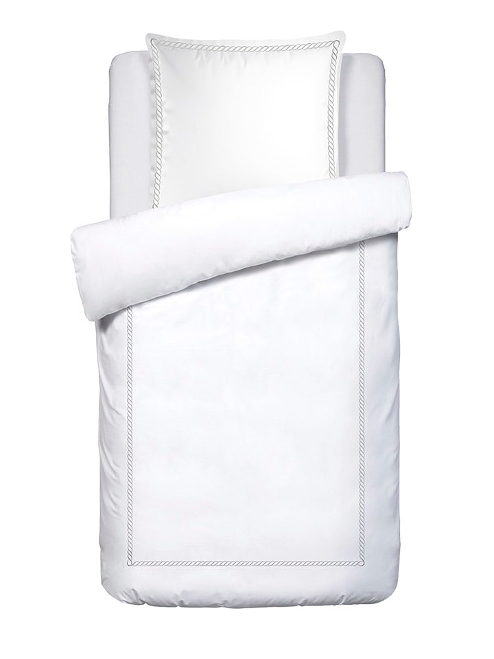 Cacharel Komplet pościeli satynowej w kolorze białym rozmiar: 200x220 cm