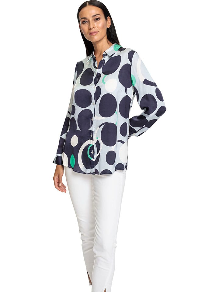 Heine Bluzka w kolorze granatowo-białym rozmiar: 50