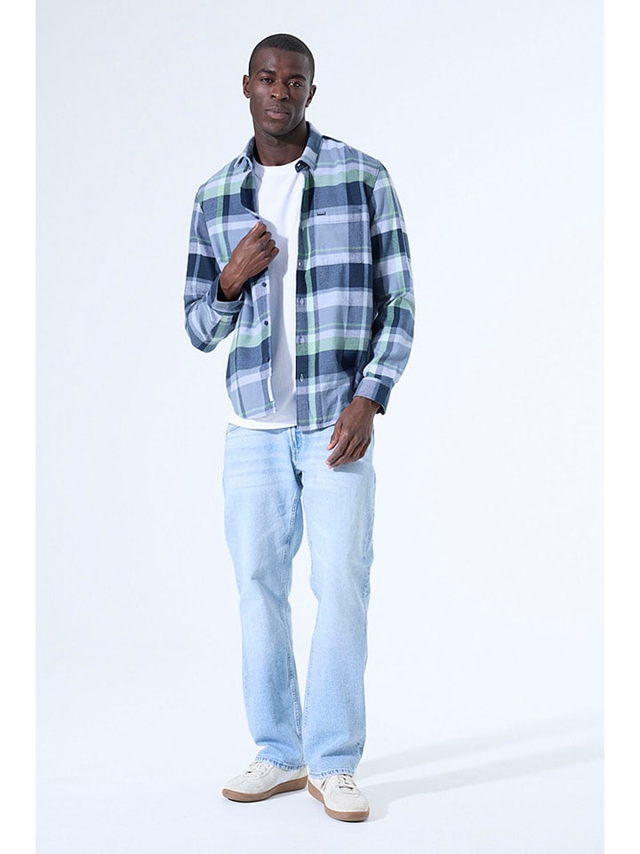 Garcia Koszula w kolorze miętowo-niebieskim rozmiar: S