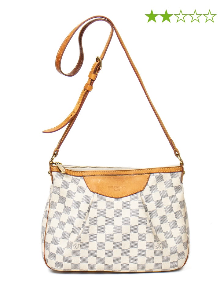 Louis Vuitton Torebka "Siracusa" w kolorze szaro-kremowym - 30 x 22 x 9 cm rozmiar: onesize