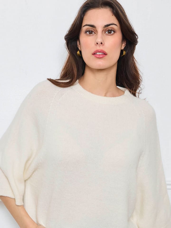 CXL by Christian Lacroix Sweter w kolorze kremowym rozmiar: onesize