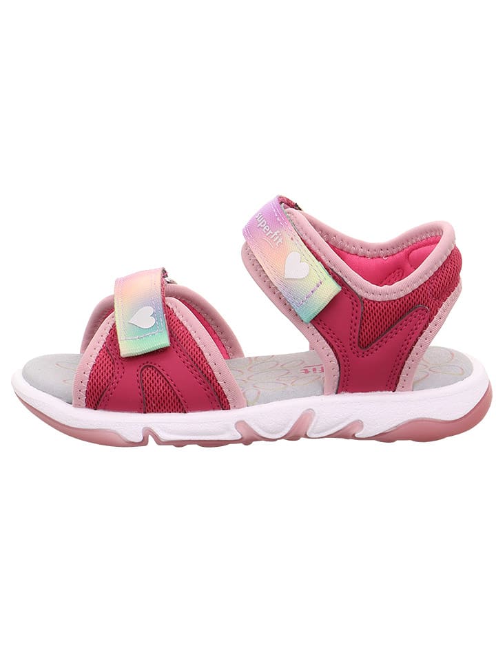 superfit Skórzane sandały w kolorze różowym rozmiar: 34