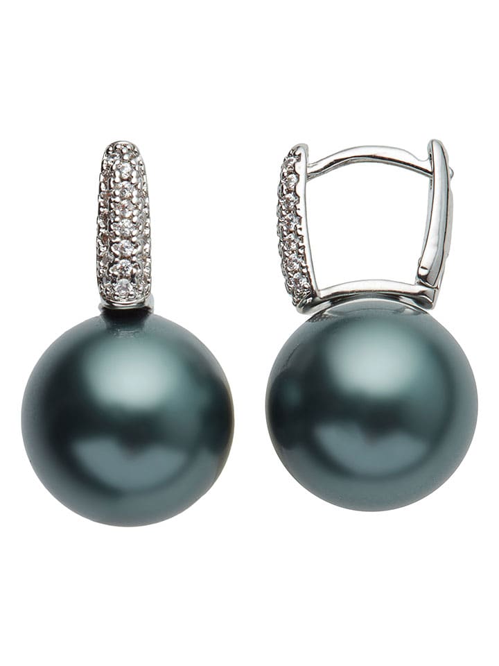 U.S. Polo Assn. Kolczyki z kryształami i perłami rozmiar: onesize