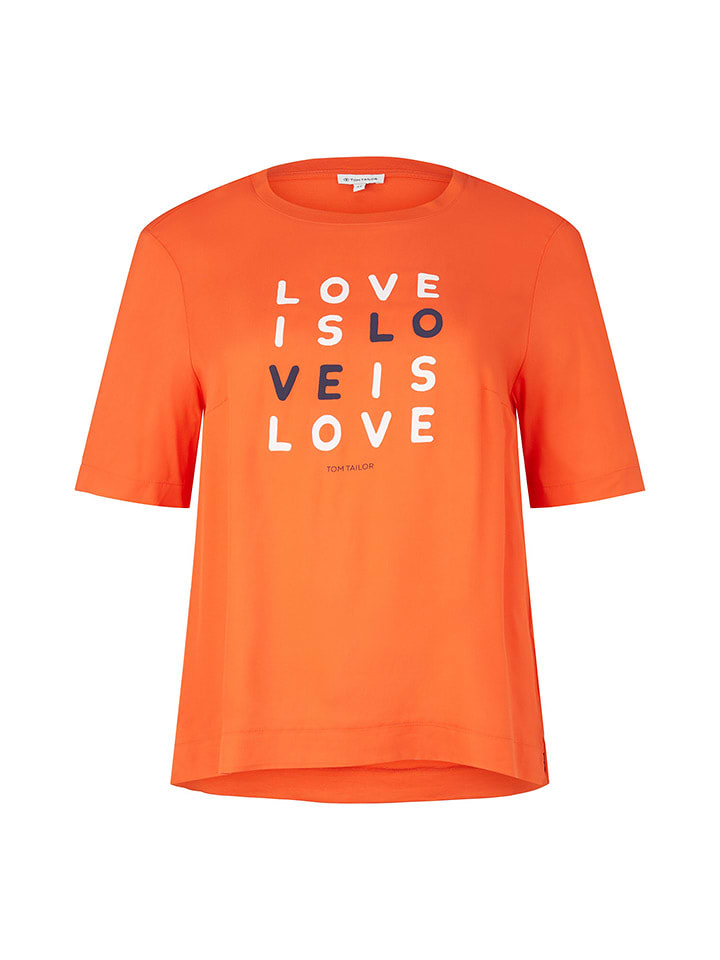 Tom Tailor Koszulka w kolorze pomarańczowym rozmiar: 44