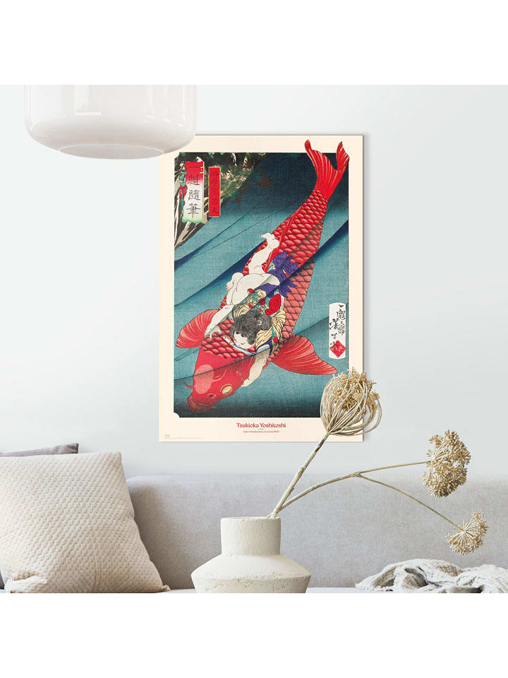 Orangewallz Druk artystyczny ''Carp or Koi'' rozmiar: 60x90 cm