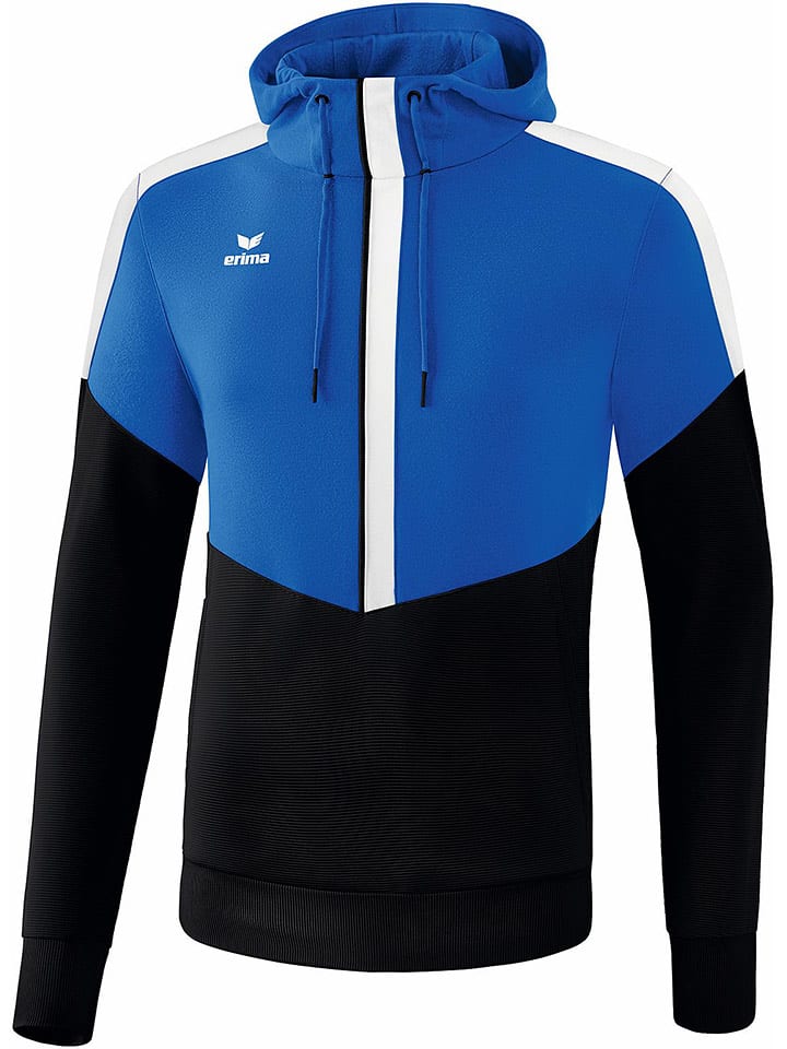 erima Bluza "Squad" w kolorze niebiesko-czarnym rozmiar: M