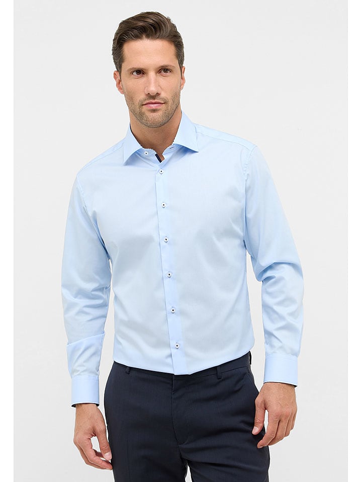 Eterna Koszula - Modern fit - w kolorze błękitnym rozmiar: 44