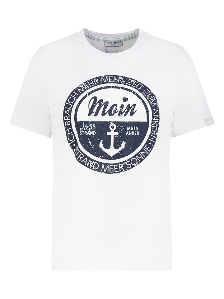 Eight2Nine Koszulka w kolorze białym rozmiar: L