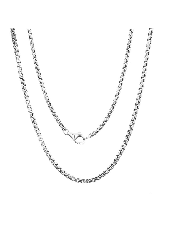 Uomo Srebrny naszyjnik rozmiar: 60 cm