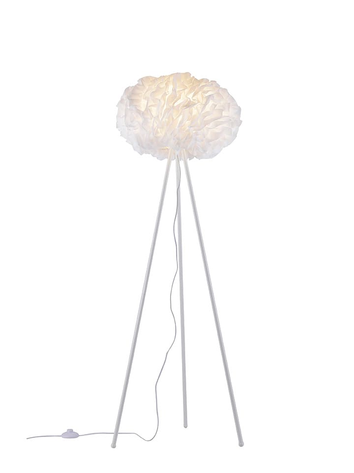 JUST LIGHT. Lampa stojąca LED "Lola" w kolorze białym - wys. 140 x Ø 45 cm rozmiar: onesize