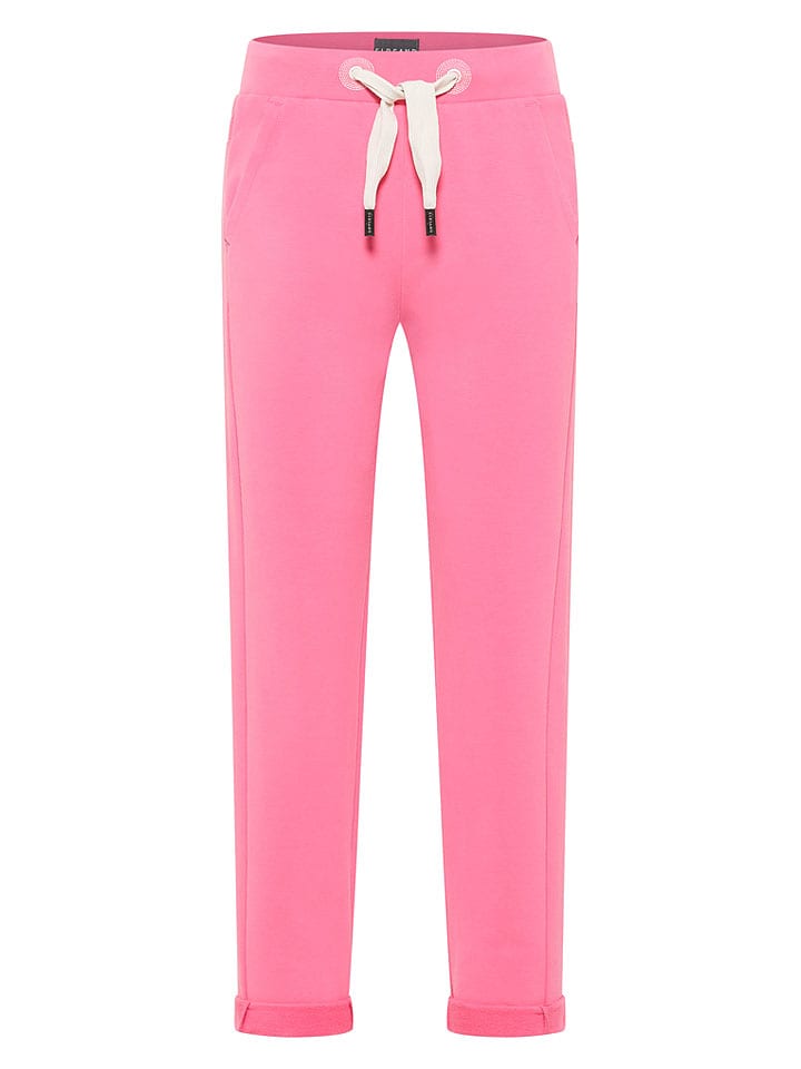 ELBSAND Spodnie dresowe "Brinja" w kolorze różowym rozmiar: L
