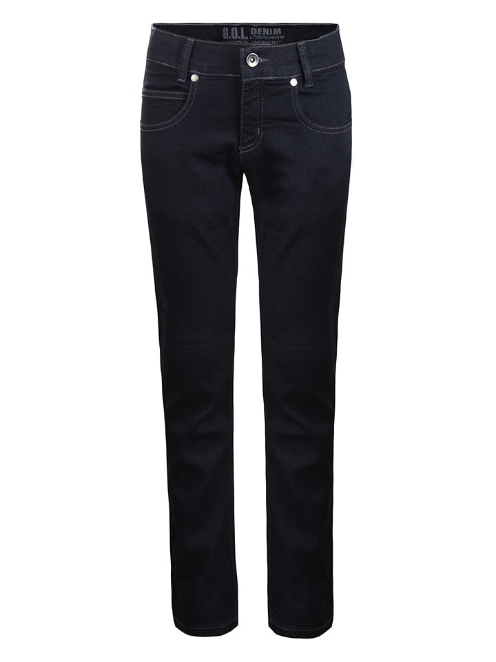 G.O.L.® FINEST COLLECTION Dżinsy - Extra wide - w kolorze czarnym rozmiar: 146