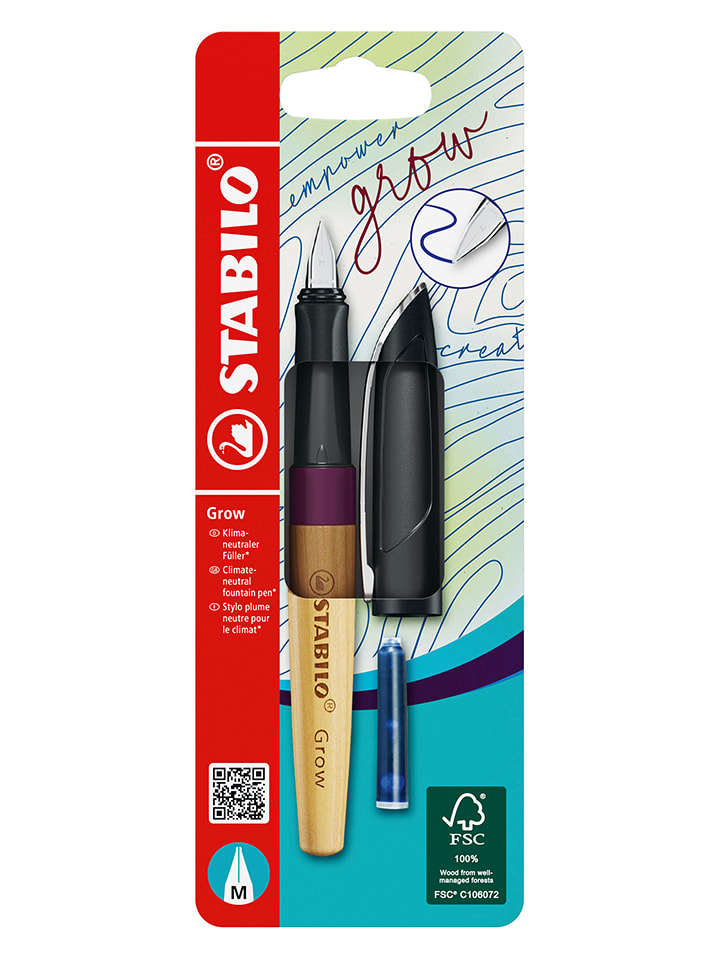STABILO Pióro wieczne "Grow" w kolorze jasnobrązowo-bordowym rozmiar: onesize