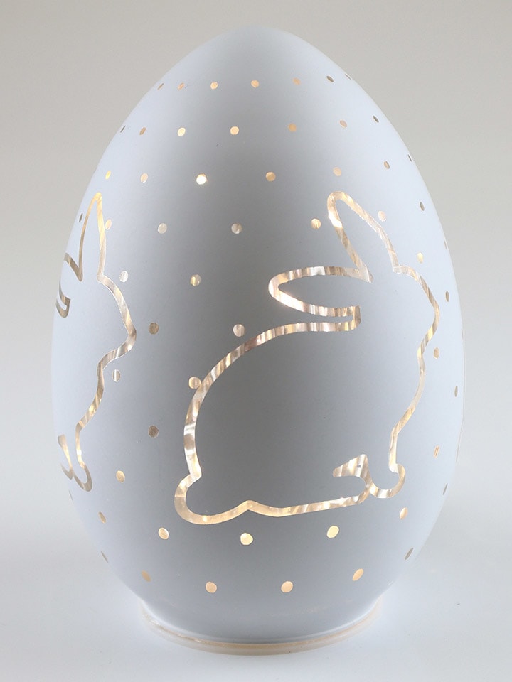 AM Design Lampa dekoracyjna LED w kolorze białym - wys. 17 x Ø 12 cm rozmiar: onesize