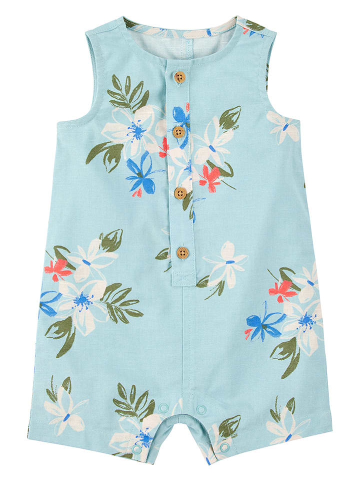 carter's Rampers w kolorze błękitnym ze wzorem rozmiar: 74