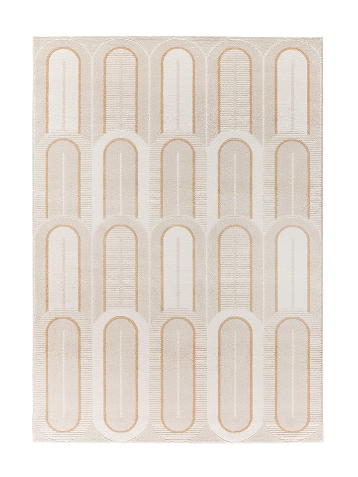 Atticgo Dywan "Flora" w kolorze beżowo-białym rozmiar: 80x150 cm