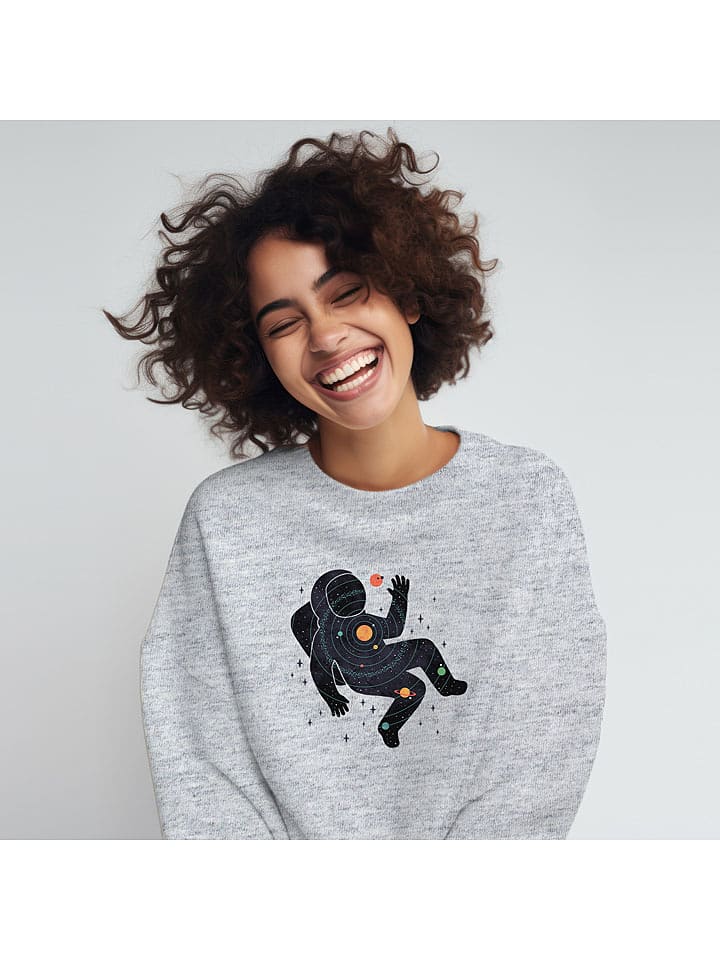 WOOOP Bluza "Inner space" w kolorze szarym rozmiar: XXL