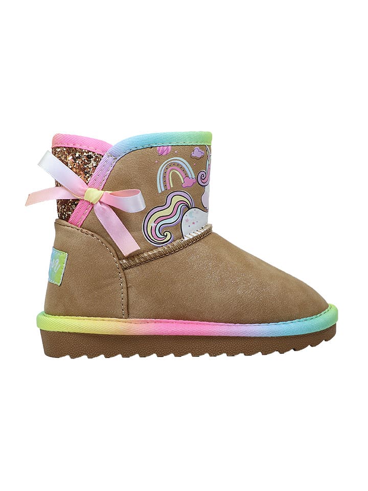 Unicorn Botki w kolorze jasnobrązowym rozmiar: 26
