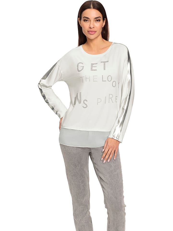 Heine Koszulka w kolorze kremowym rozmiar: 36