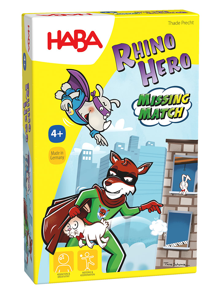 Haba Układanka "Rhino Hero Missing" - 4+ rozmiar: onesize