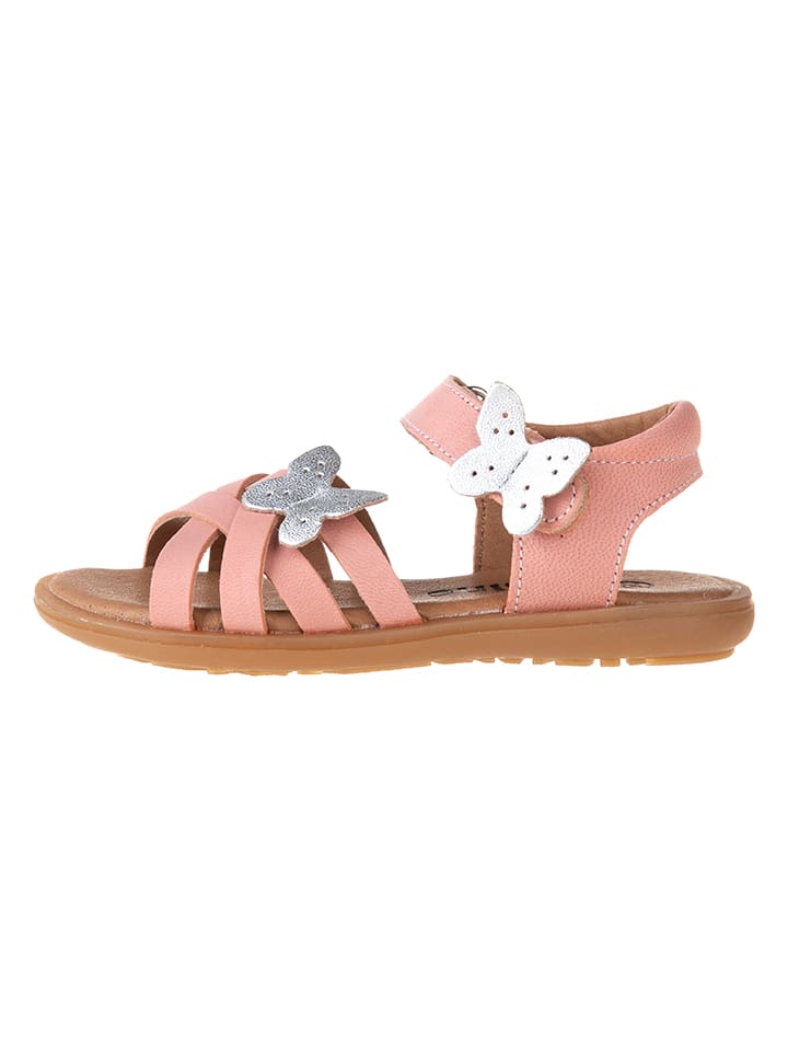 kmins Skórzane sandały w kolorze jasnoróżowym rozmiar: 26