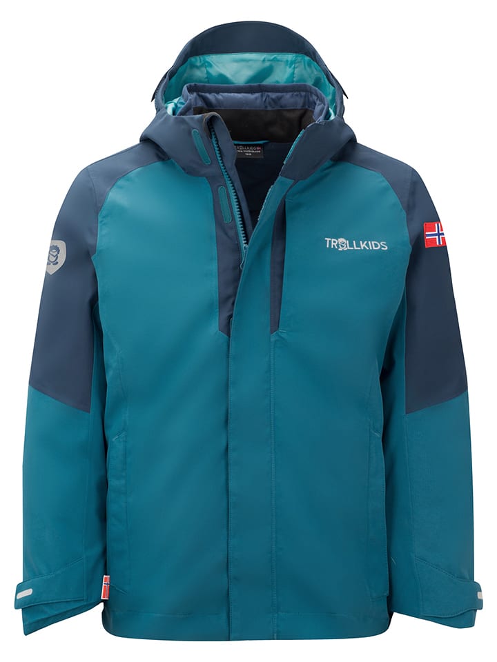 Trollkids Kurtka funkcyjna 3w1 "Skanden" w kolorze niebieskim rozmiar: 98
