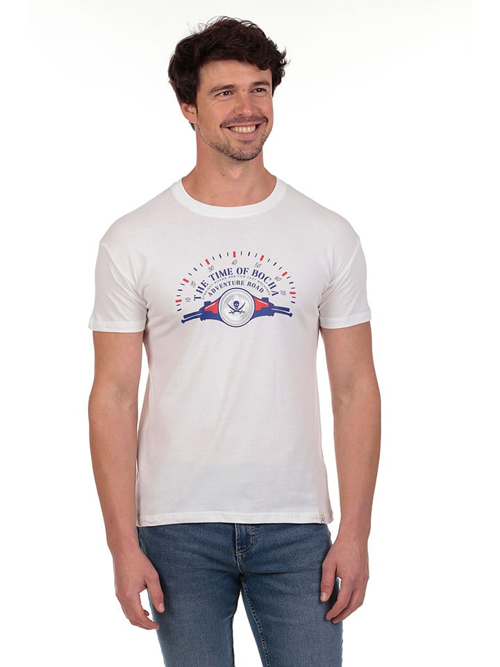 The Time of Bocha Koszulka w kolorze białym rozmiar: M