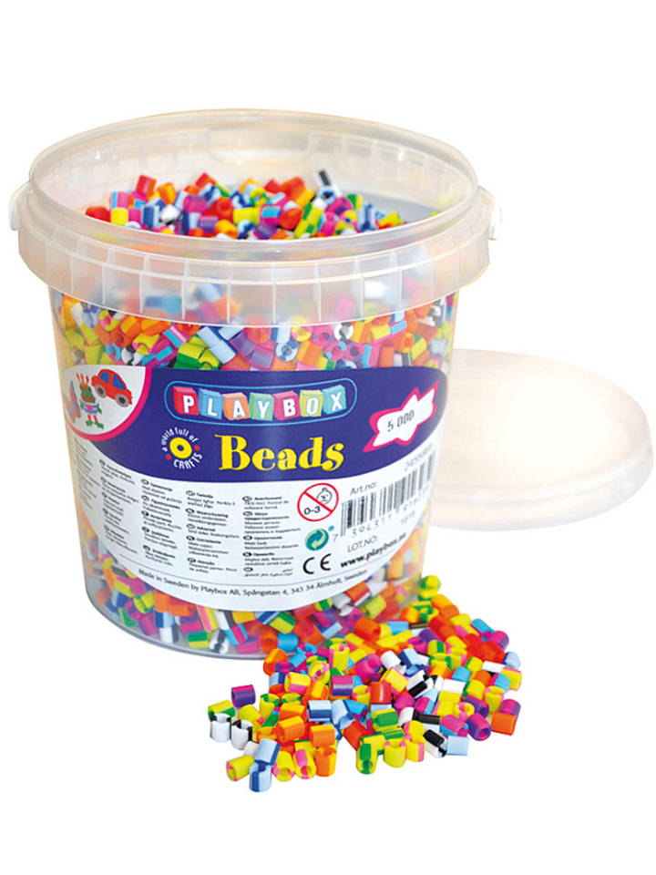 Playbox 5000-częściowy zestaw koralików do prasowanek - 5+ rozmiar: onesize