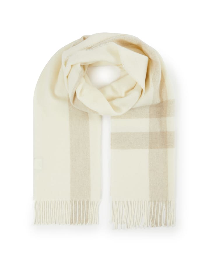 Lanerossi Kaszmirowy szal "Senna" w kolorze kremowym - 190 x 35 cm rozmiar: onesize