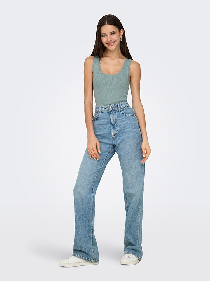 JDY Top w kolorze błękitnym rozmiar: XL