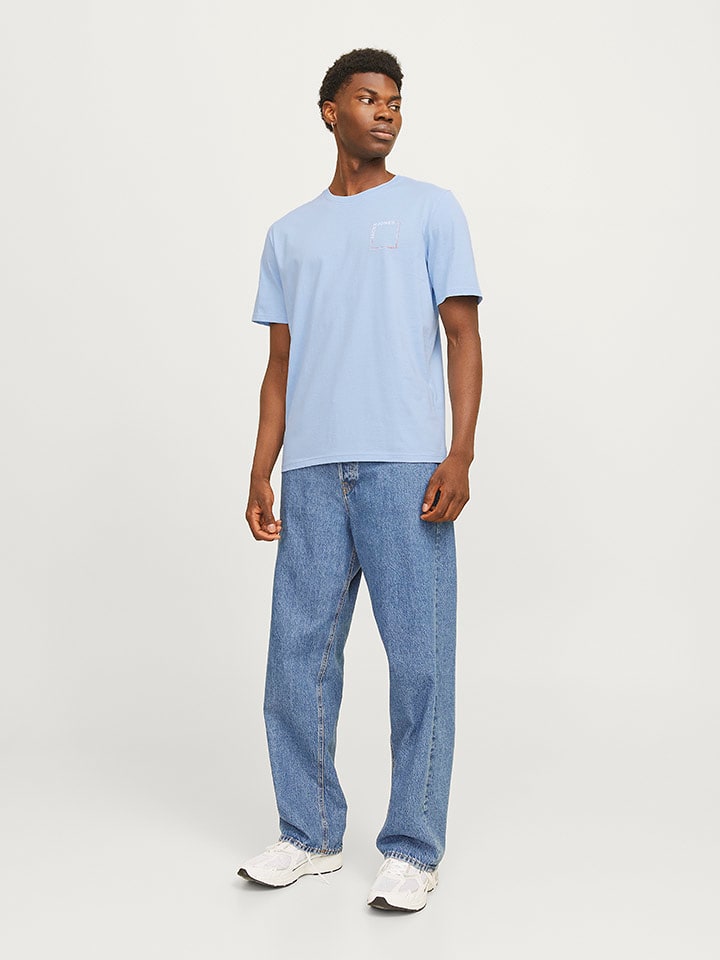 Jack & Jones Koszulka w kolorze błękitnym rozmiar: M