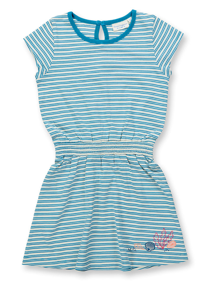 Sense Organics Sukienka "Melda" w kolorze niebieskim rozmiar: 122