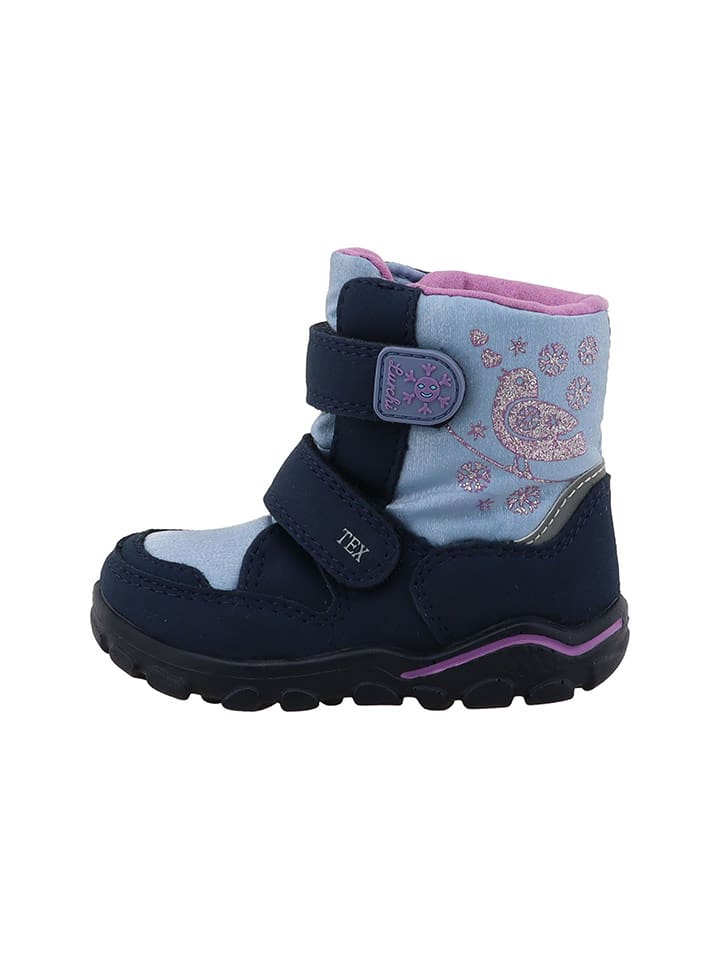 Lurchi Kozaki zimowe "Kijana" w kolorze błękitno-granatowym rozmiar: 26