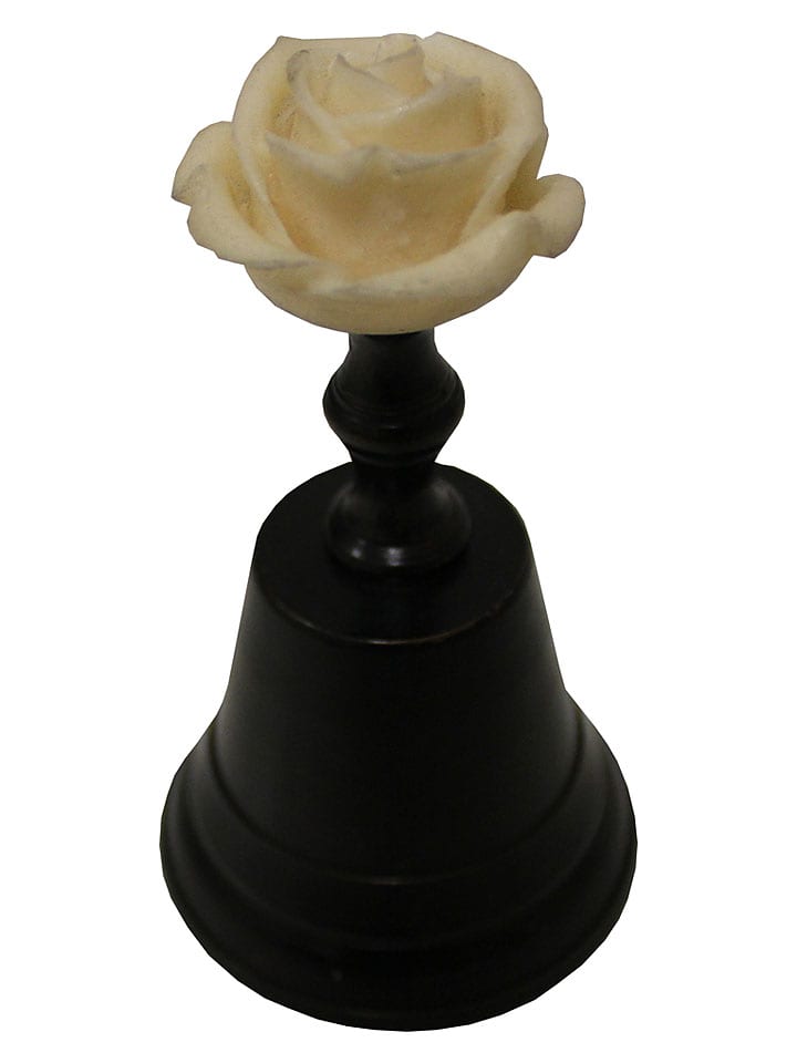 Anticline Dzwonek dekoracyjny w kolorze czarno-kremowym - wys. 11 cm rozmiar: onesize