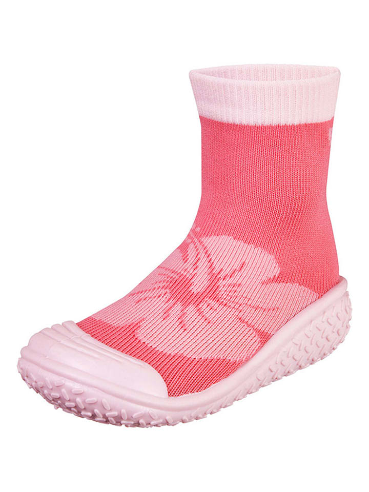 Playshoes Buty kąpielowe "Hawaii" w kolorze różowym rozmiar: 28/29
