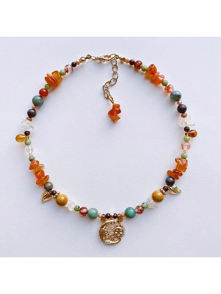 Lodie Silver Pozłacany naszyjnik z zawieszką - dł. 36 cm rozmiar: onesize