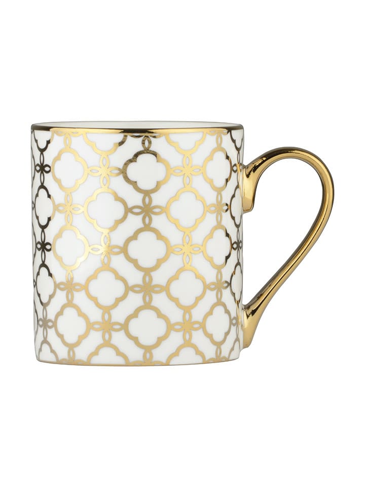 BIA INTERNATIONAL Kubek jumbo "Links" w kolorze złotym - 400 ml rozmiar: onesize