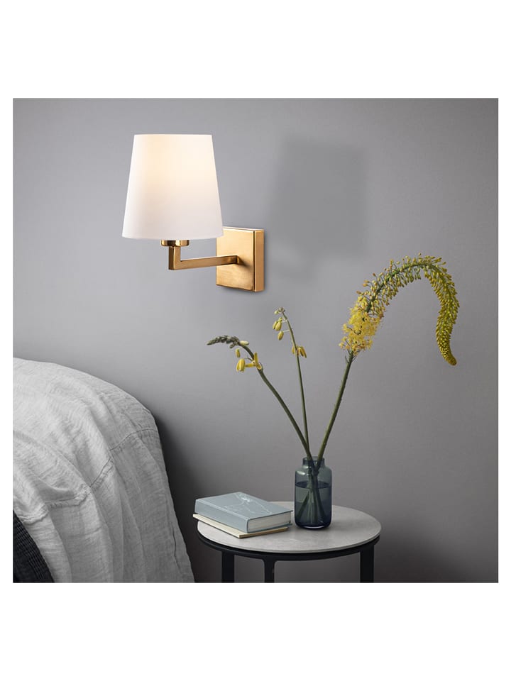 Opviq Lampa ścienna "Profil" w kolorze złoto-białym - 18 x wys. 30 cm rozmiar: onesize