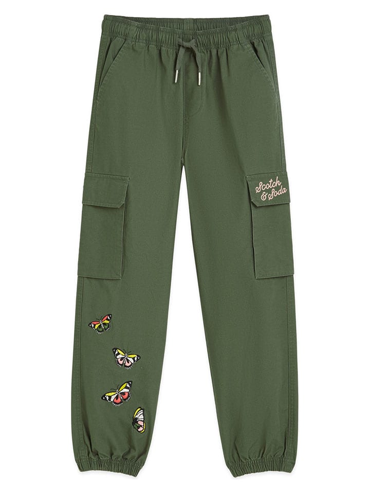 Scotch & Soda Bojówki w kolorze khaki rozmiar: 158/164