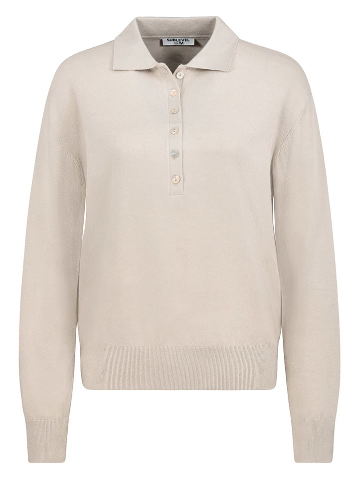 Sublevel Sweter w kolorze kremowym rozmiar: XS