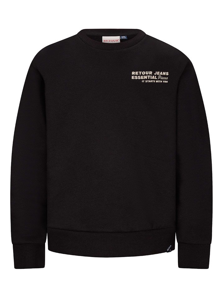 Retour Bluza "Borya" w kolorze czarnym rozmiar: 158/164