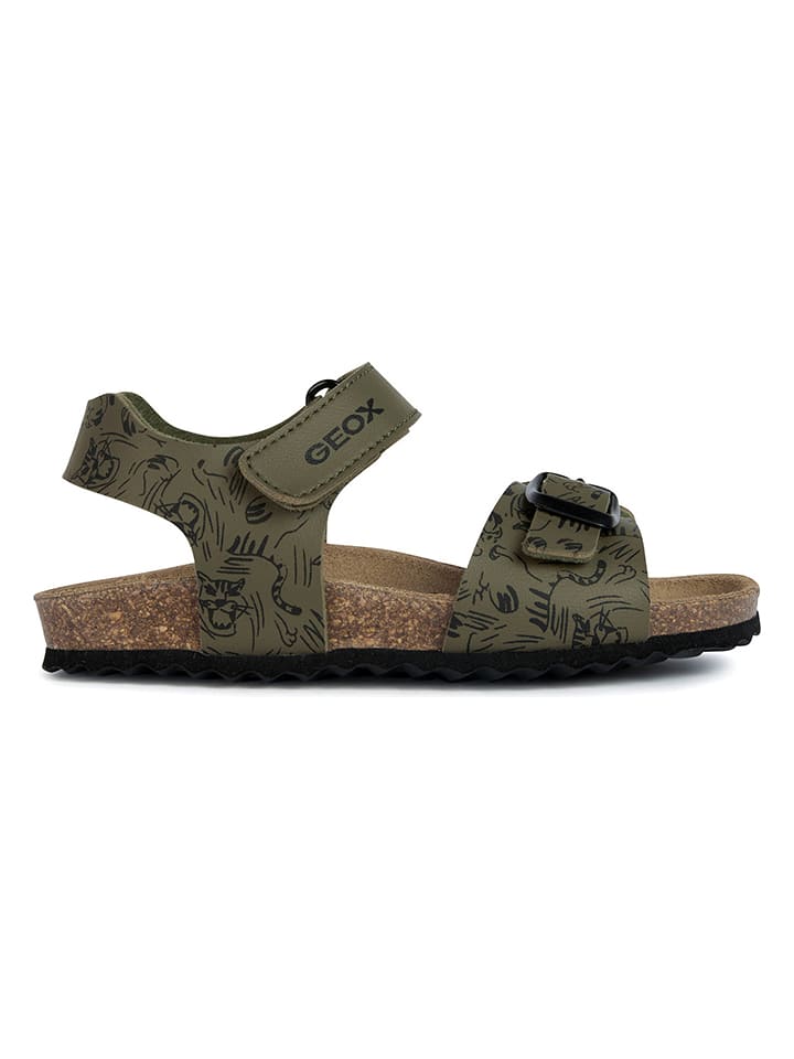 Geox Sandały "Ghita" w kolorze khaki rozmiar: 37