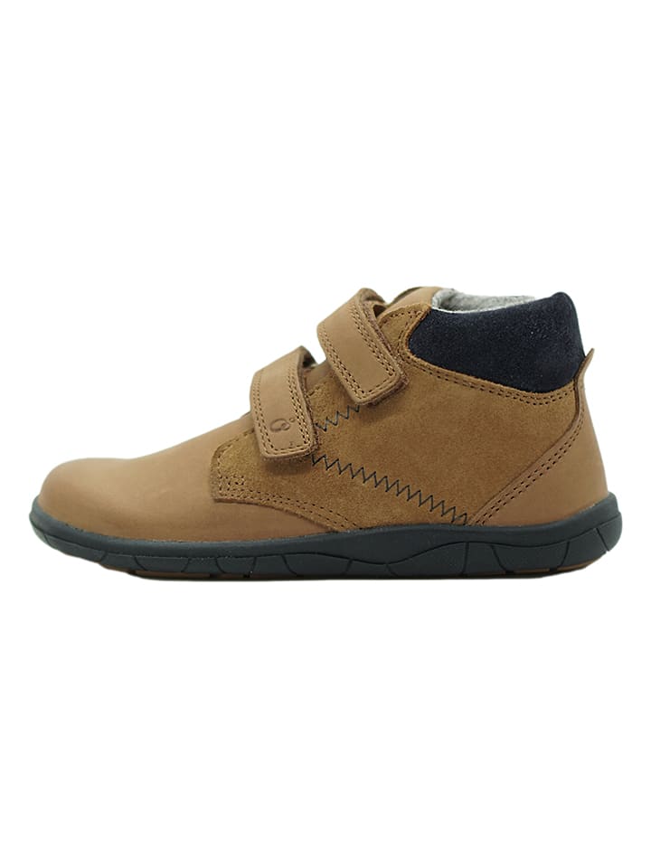 lamino Skórzane buty w kolorze jasnobrązowym do chodzenia na boso rozmiar: 25