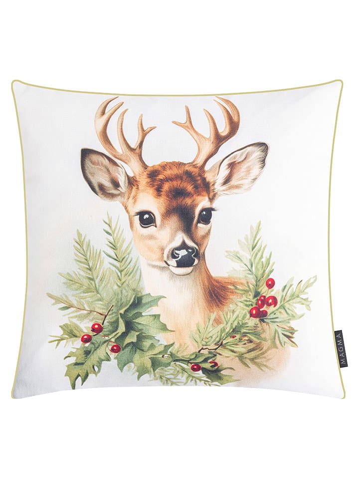 Magma Heimtex Poszewka "Reh" ze wzorem na poduszkę - 45 x 45 cm rozmiar: onesize