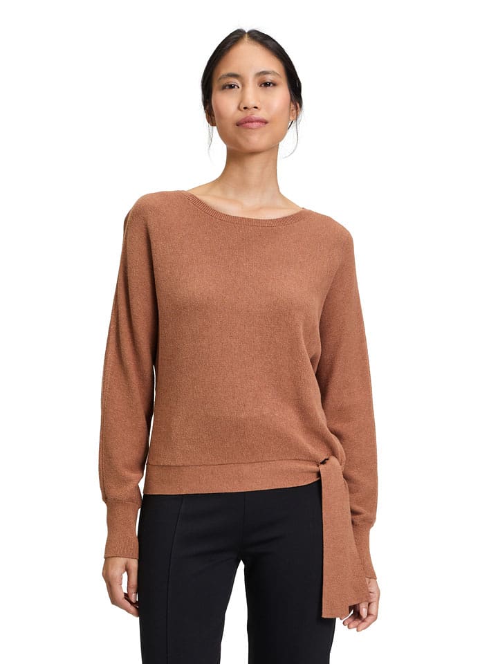 Betty Barclay Sweter w kolorze jasnobrązowym rozmiar: 42