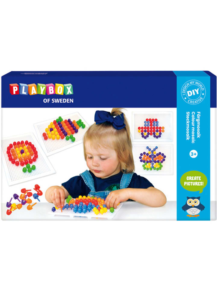 Playbox Zestaw koralików do mozaiki - 3+ rozmiar: onesize