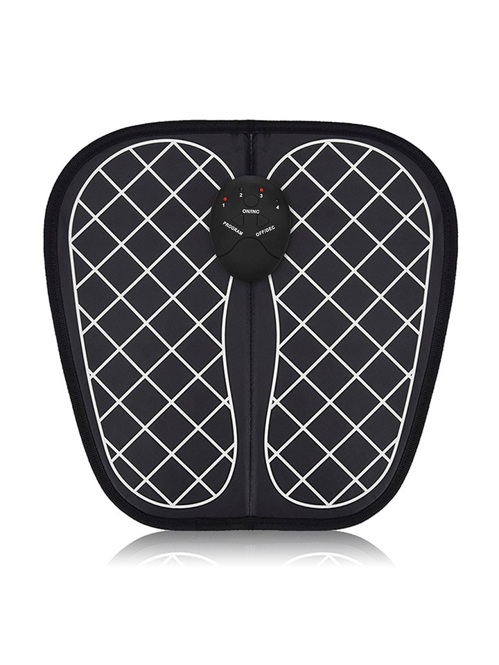 DAM Mata w kolorze czarnym do masażu stóp rozmiar: onesize