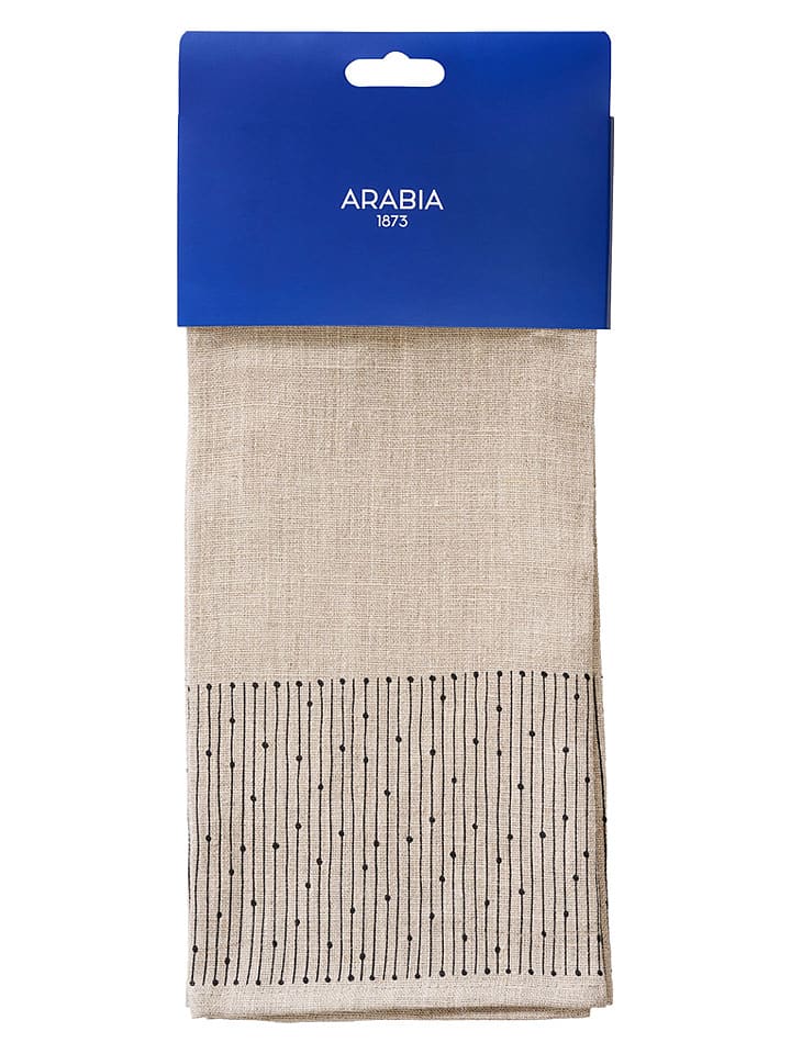 Moomin Ściereczka "Mainio" w kolorze beżowo-czarnym do naczyń - 67 x 43 cm rozmiar: onesize