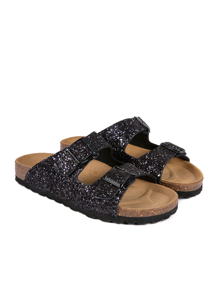 BABUNKERS Family Klapki w kolorze czarnym rozmiar: 38